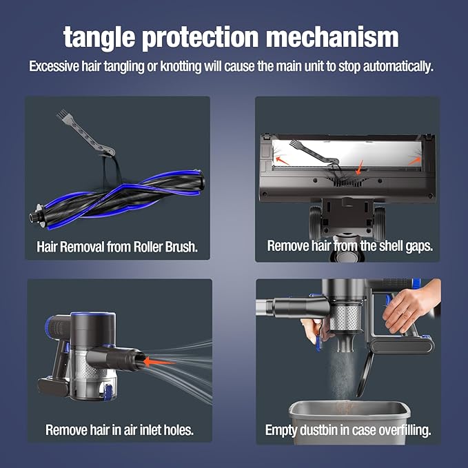 Cordless Vacuum Cleaner, Super Power Suction Stick Vacuum Cleaners - Image 7