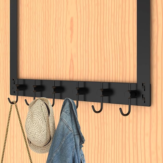 VAEHOLD Over The Door Hooks for Hanging Clothes, Heavy-Duty Door Hooks - Image 5