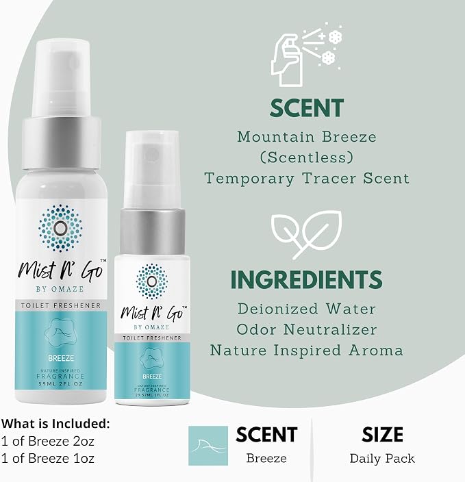 Mist N' Go by Omaze Travel Odor Eliminator - Image 2