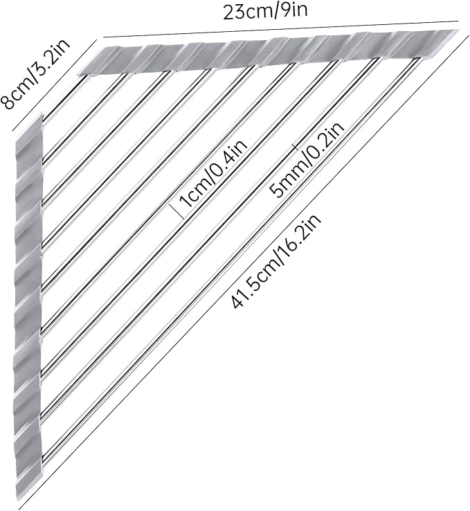 Tomorotec Triangle Roll-Up Dish Drying Rack - Image 7