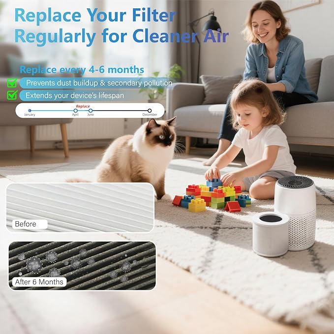 Air Purifier Replacement Filter Compatible - Image 6