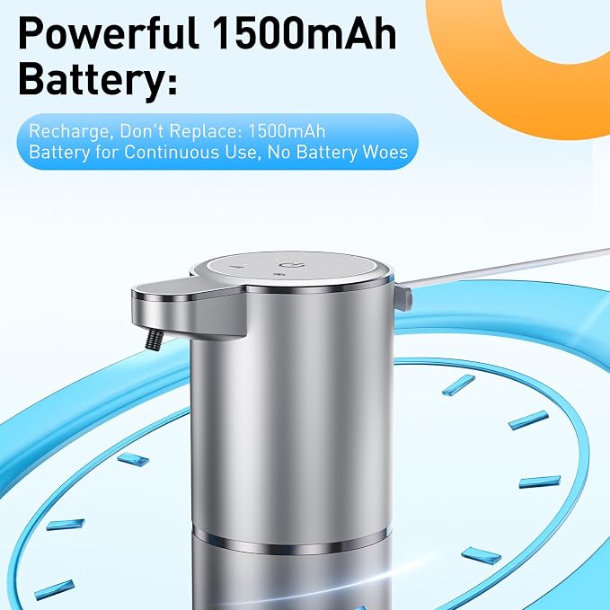 Automatic Foaming Soap Dispenser Foaming Hand Sanitizer Touchless 1500mAh Soap - Image 2
