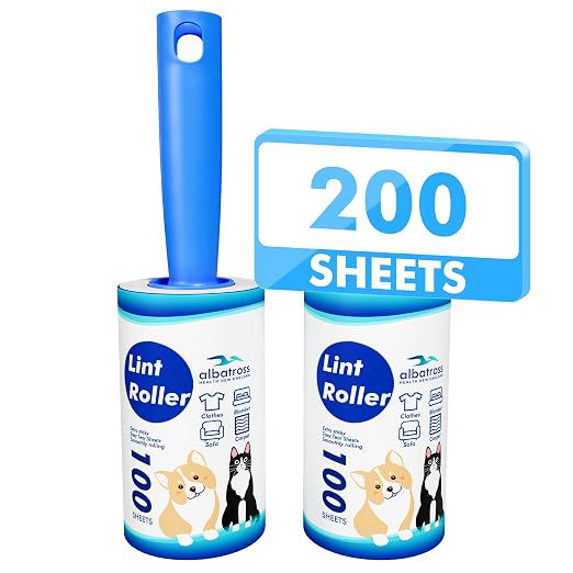 Lint Rollers for Pet Hair Extra Sticky, 200 Sheets Lint Rollers for Pet Hair by AlbatrossHealthNewEngland
