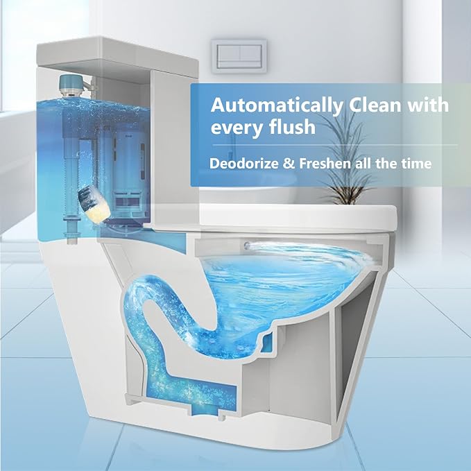 Toilet Bowl Cleaner Tablets, Automatic Toilet Bowl Cleaners, Long-Lasting - Image 8