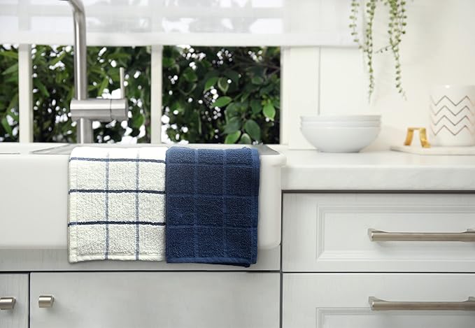 100% Cotton Terry Dish Cloth & Dish Towel, 6 Pack, Super Soft and Absorbent - Image 6