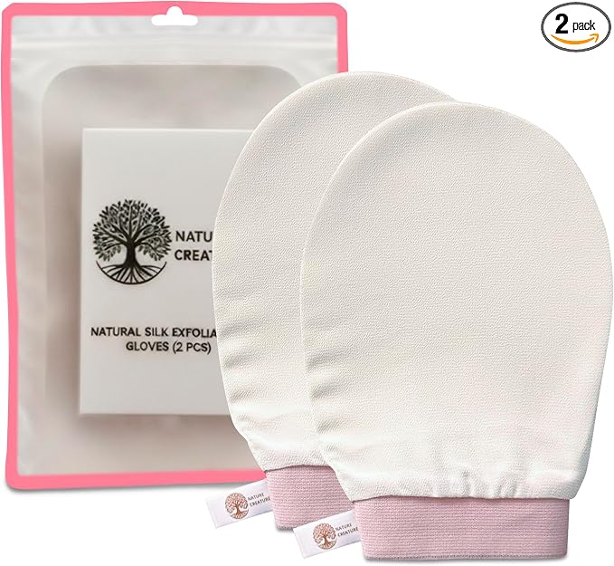 – Vegan Silk Exfoliating Glove for Face, and Hands | Natural Body Scrubber for by Unknown