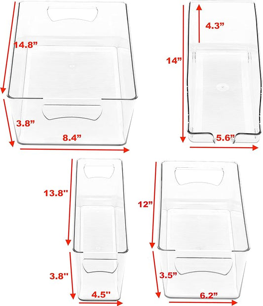 SimpleHouseware Refrigerator Storage Organizer Bins - Image 2