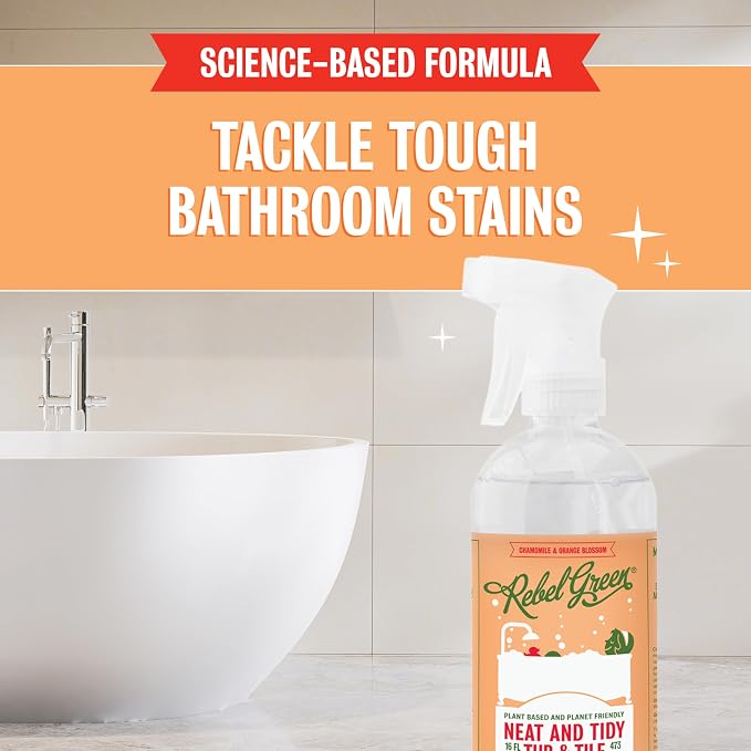 Rebel Green Neat and Tidy Tub & Tile Bathroom Cleaner Spray - Image 2