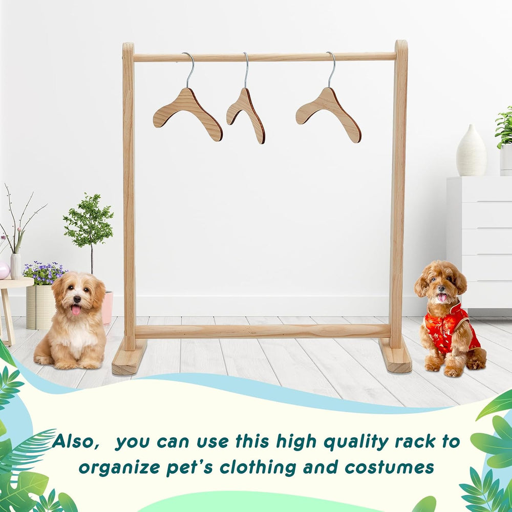 Barydat 2 Pcs Small Wooden Rack Dress up Storage 22.1 W x 9.5 D x 24.4 H Mini...