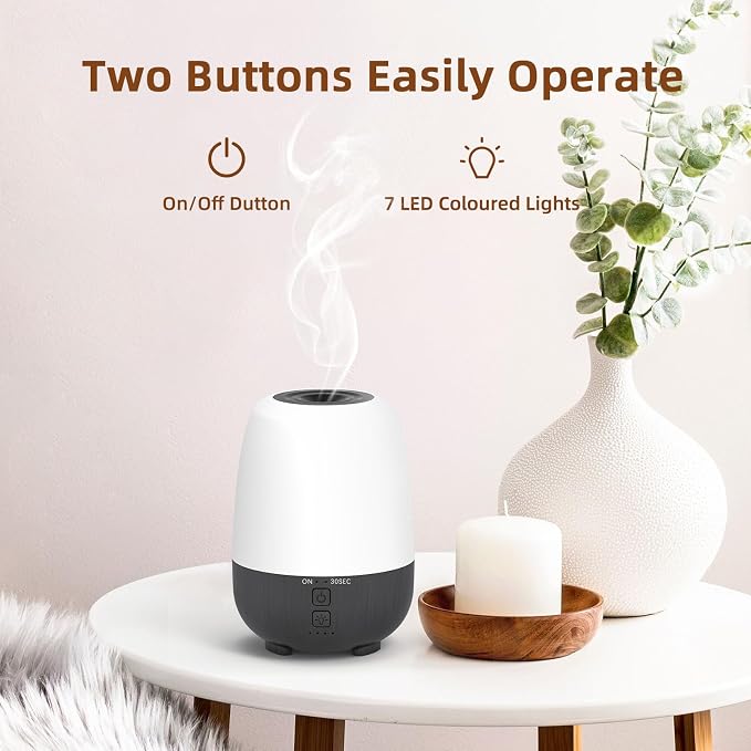 150ML Rechargeable Battery Operated Essential Oil Diffuser, Portable Cordless - Image 5