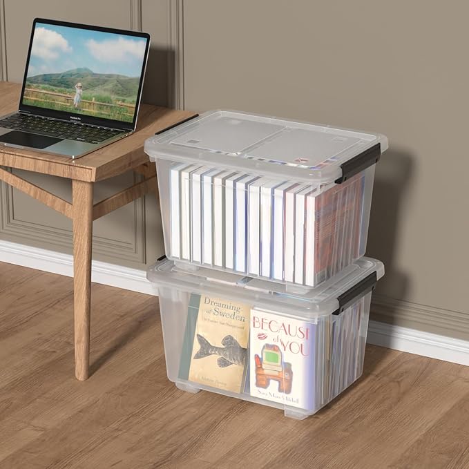 50 Quart Large Plastic Latching Box - Image 5