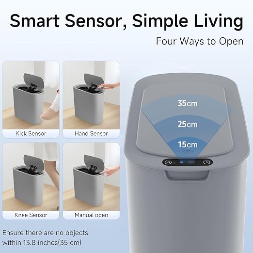 Automatic Motion Sensor Bathroom Trash Can - Image 4