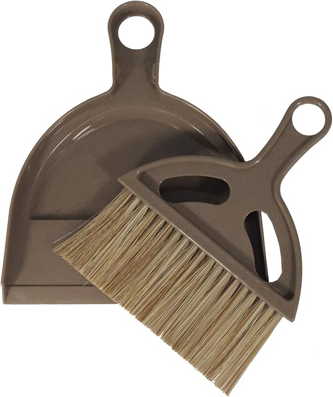 Mini Broom and Dustpan Set Hand Broom by BSMstonehouseholdsupplies