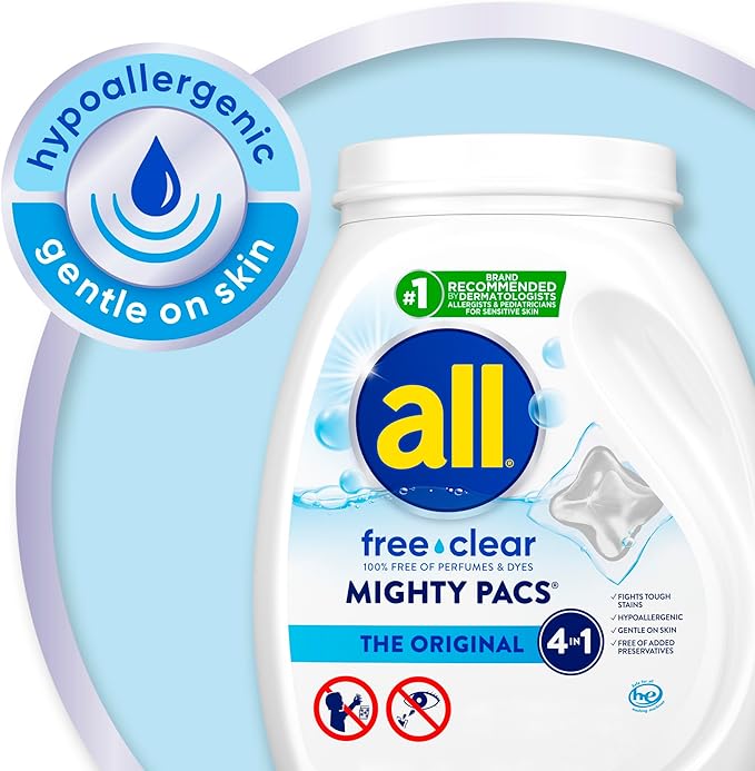 all Unit Dose Laundry Detergent, Mighty Pacs, Free Clear - Image 4