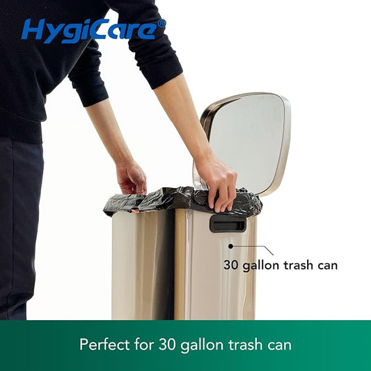 Ultra Strong 30 Gallon Trash Bags, Unscented 120 Count Drawstring Garbage Bags - Image 2