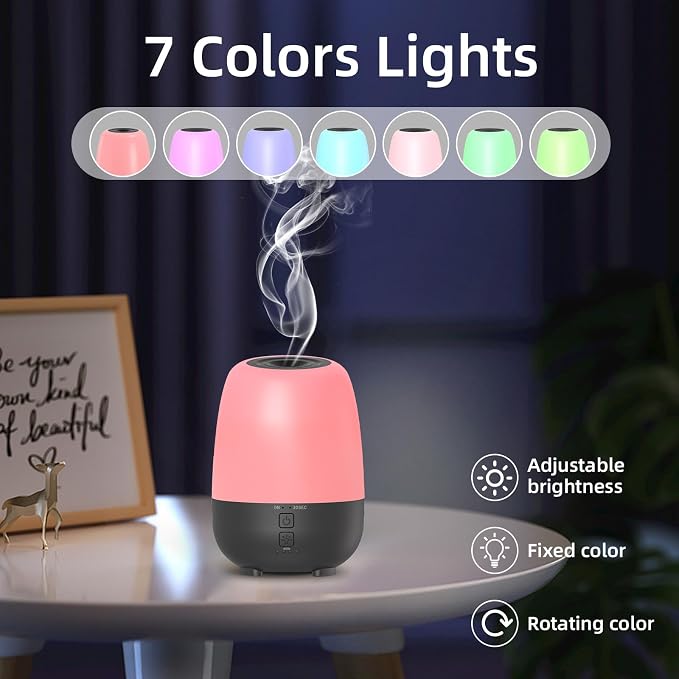 150ML Cordless Essential Oil Diffuser, Built-in 6000mAH Rechargeable Battery - Image 7