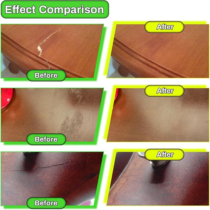 Wood Furniture Repair Kit, 24 Colors Wood Fillers, Scratch Repair Covers & - Image 4