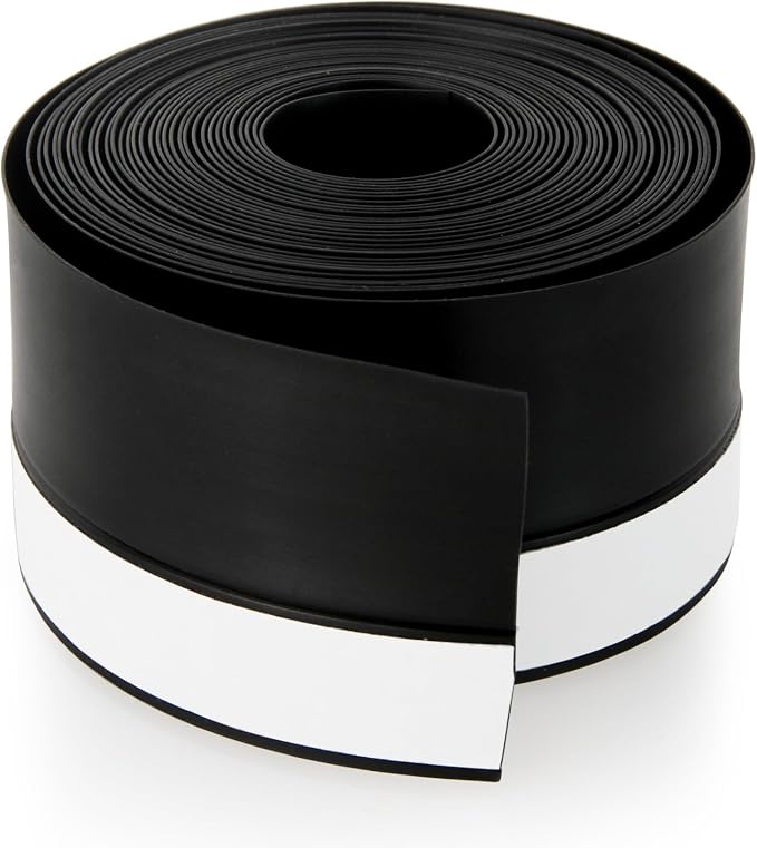 Silicone Weather Stripping Door Seal Strip, 16.4 Feet Self Adhesive Sealing by Vivikivi