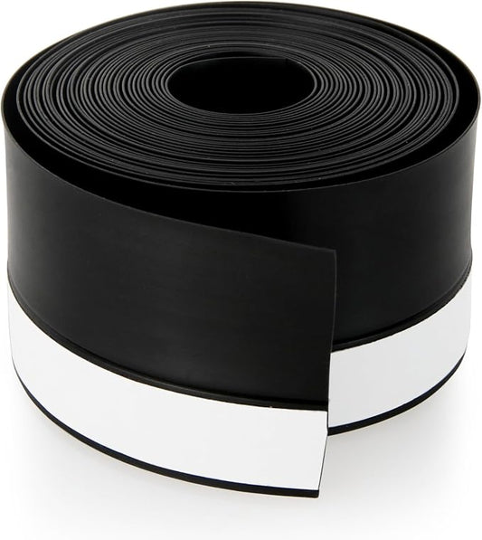 Silicone Weather Stripping Door Seal Strip, 16.4 Feet Self Adhesive Sealing by Vivikivi