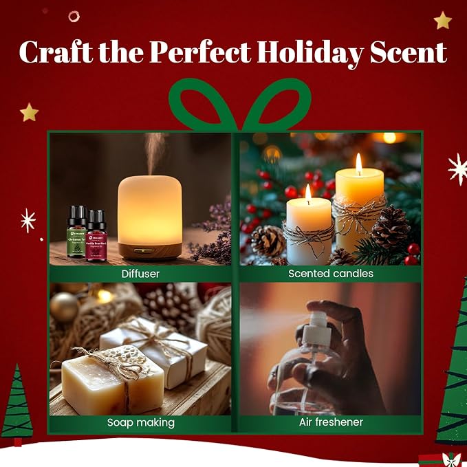 Essential Oils Set, Jingle Bells, Christmas Wreath, Christmas Tree, Christmas - Image 8