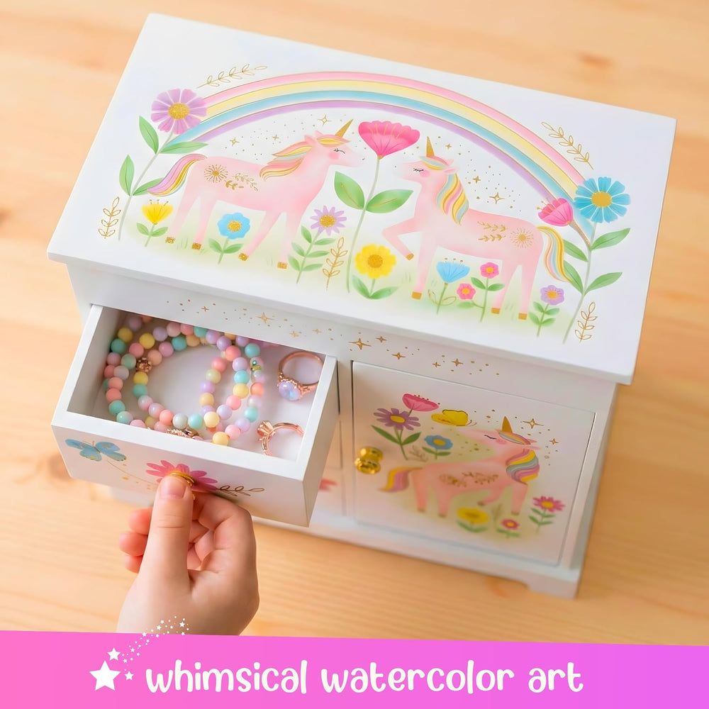 Giggle & Honey® Unicorn Musical Jewelry Box for Girls