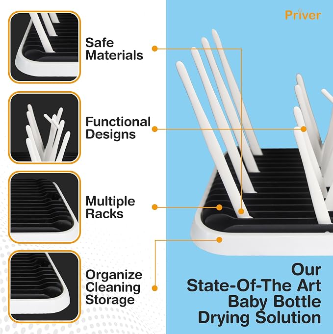 Priver - Baby Bottle Drying Rack - Space-Saving Drying Rack - Image 3