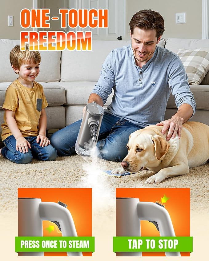 Handheld Steam Cleaner for Home, Portable Steamer Cleaner - Image 7
