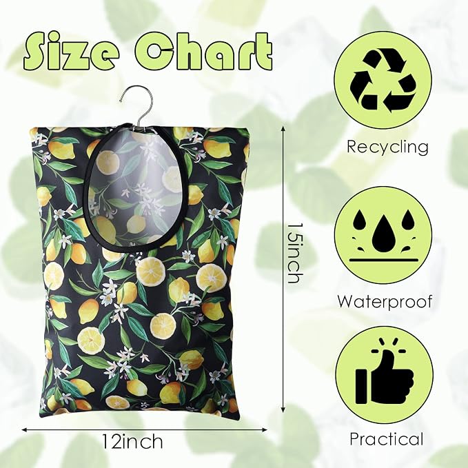 2 Pcs Lemon Clothespin Bag - Image 2