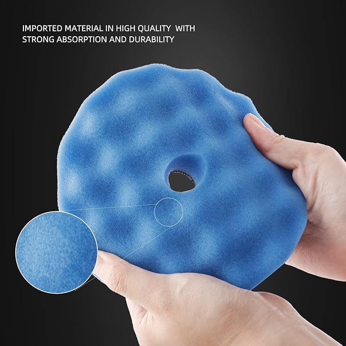 Buffing Polishing Pads, ZFE 7Pcs 5" Waffle Foam Buffing Pads Polishing Pads - Image 4
