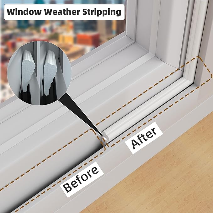9.8 Ft Weather Stripping Seal Strip - Image 4