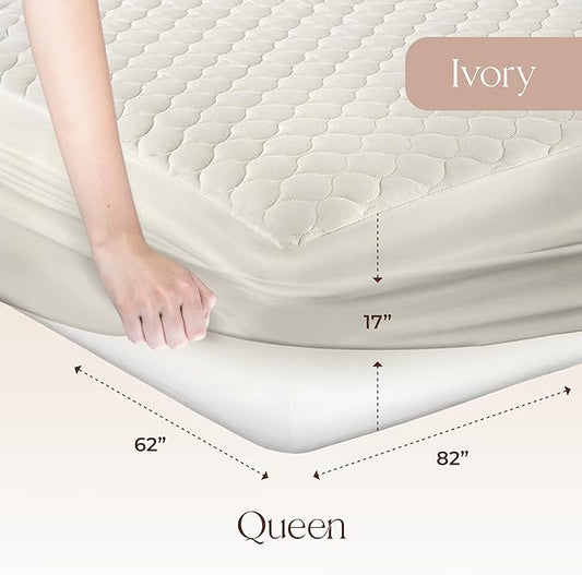100% Cotton Organic Mattress Pad - Image 2