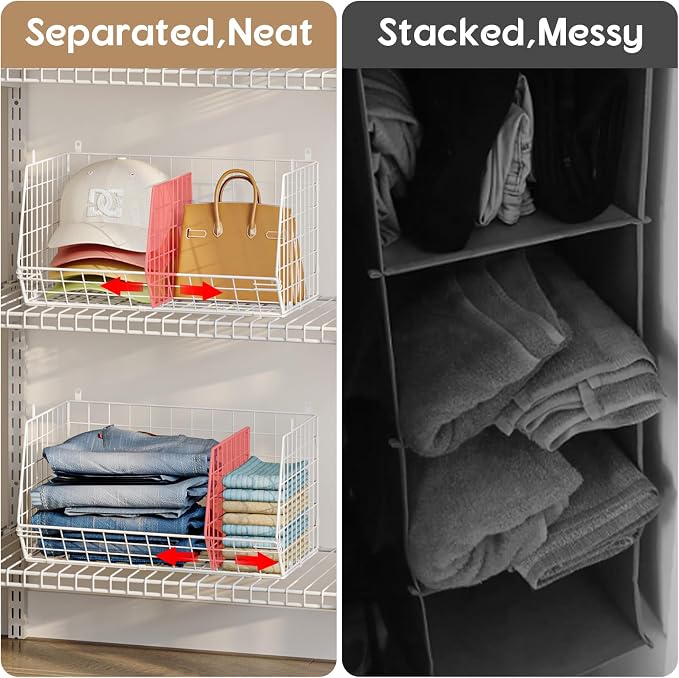 3 Tier Extra Large Closet Hanging Shelves - Image 5