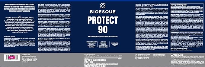 Bioesque Protect 90, Heavy Duty Bacteriostatic, Fungistatic, Algaestatic Formula - Image 7