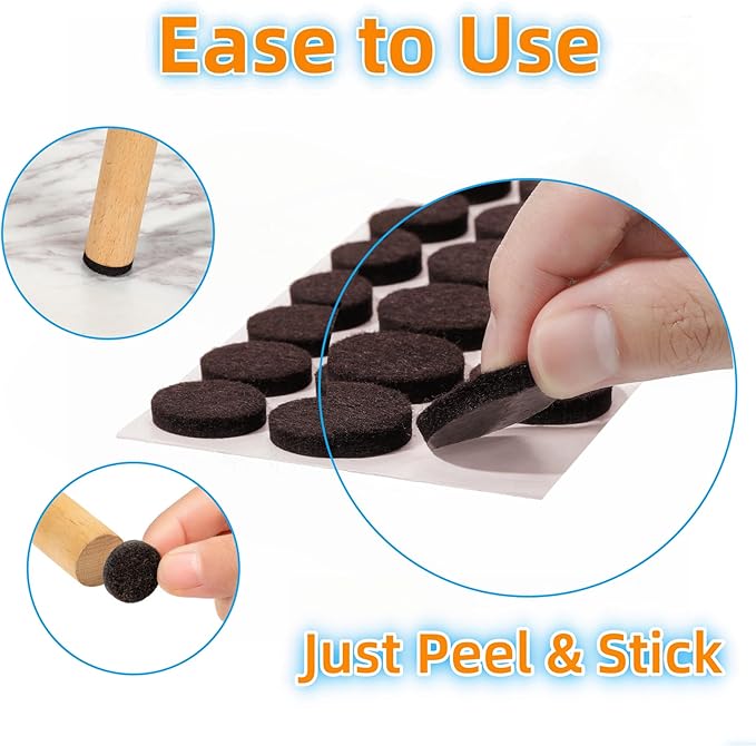 Furnigear Felt Furniture Pads for Hardwood Floors - Image 3