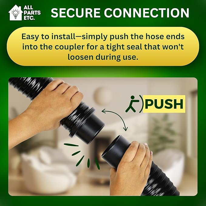 2.5" Vacuum Hose Coupling Connector – Wet Dry Vac Hose Adapter Compatible - Image 5