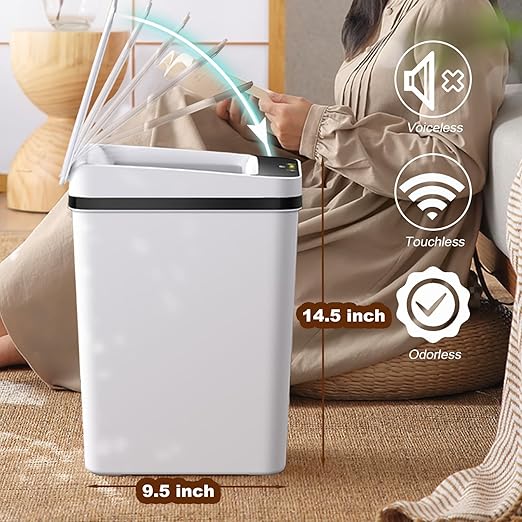 Yatmung Skinny Trash Can Automatic Touchless - Image 5