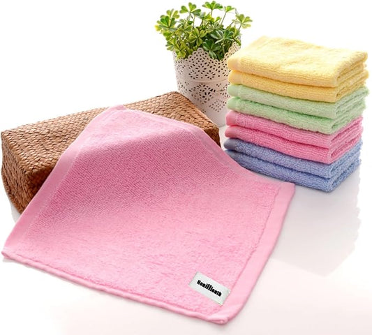 Bamboo Microfiber Cleaning Cloth-8Pcs Kitchen Wash Cloths, Wood Fiber Window by Nonillionth