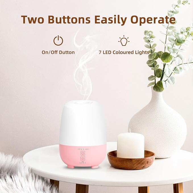 Cordless Essential Oil Diffuser 150ML, Rechargeable Battery, 7H Runtime - Image 6
