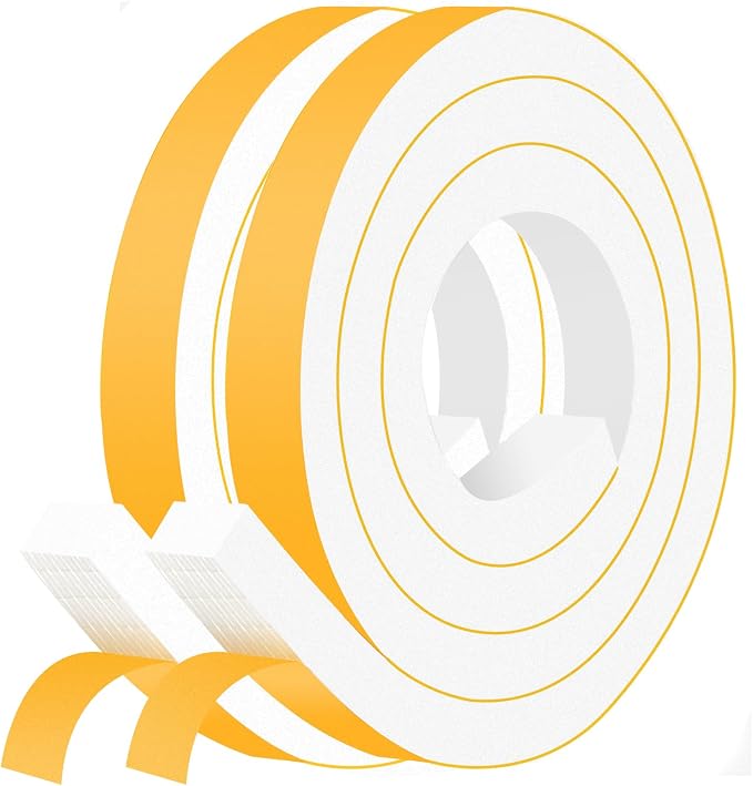 Strong Adhesive White AC Foam Insulation, High Density Foam Insulation Tape by Trisiki