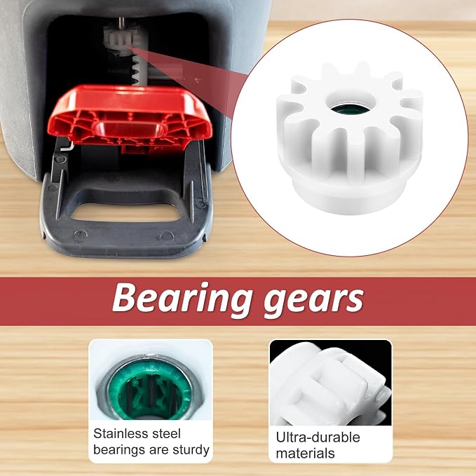 Mop Heads Replacements, Scrubber Head, Base and Pedal Bearing Replacement Combo - Image 4