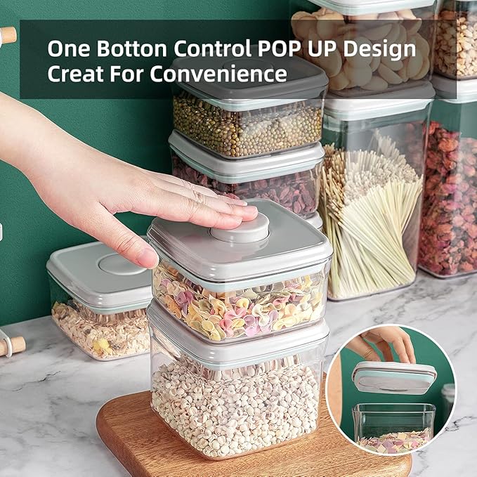 Ankou Food Airtight Containers 1.5 Qt Pop Up Food Formula Container - Image 2