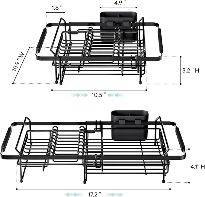 Dish Drying Rack in Sink - Image 6