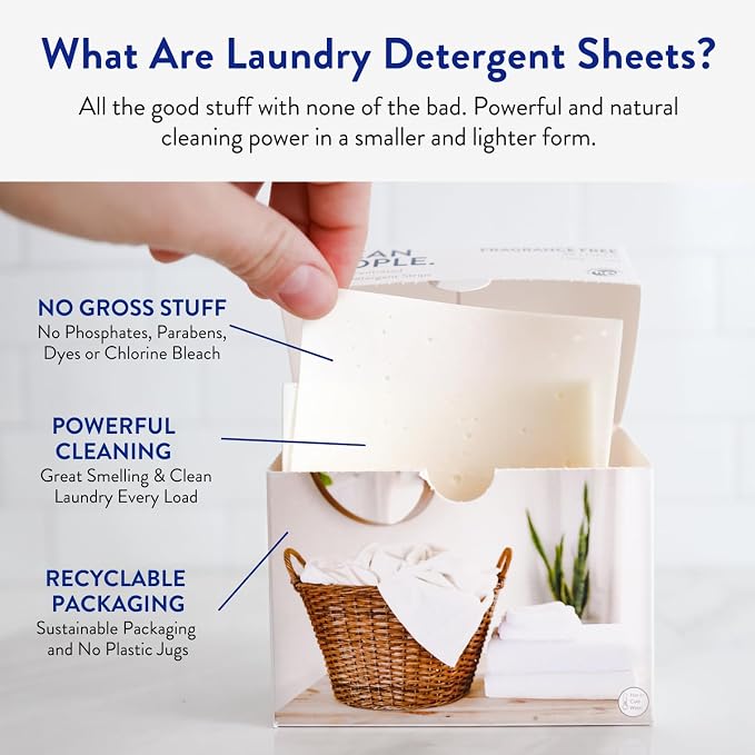 The Clean People Lavender Laundry Detergent Sheets - Image 3