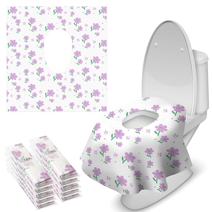 Blissful Diary 20 Pcs Toilet Seat Covers Disposable by ForEveryBabysBetterLife
