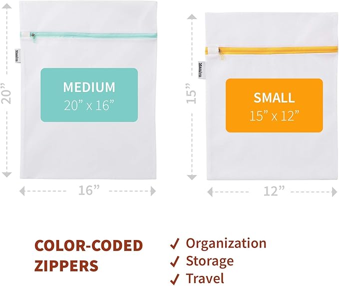 Mesh Laundry Bag for Delicates, Wash Bag for Underwear and Lingerie, Makeup - Image 5