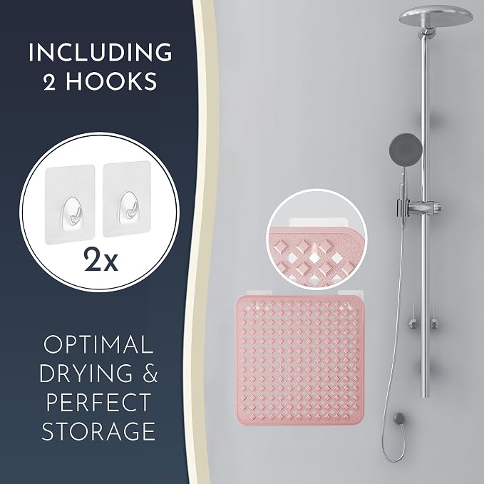 Homerella Anti Slip Shower Mat | Anti Mold Non Slip Bathtub Mat - Image 4
