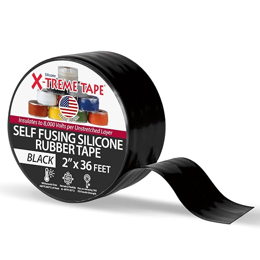 X-Treme Tape MOCAP Heavy Duty Waterproof Self Fusing Silicone Rubber Tape by MOCAP