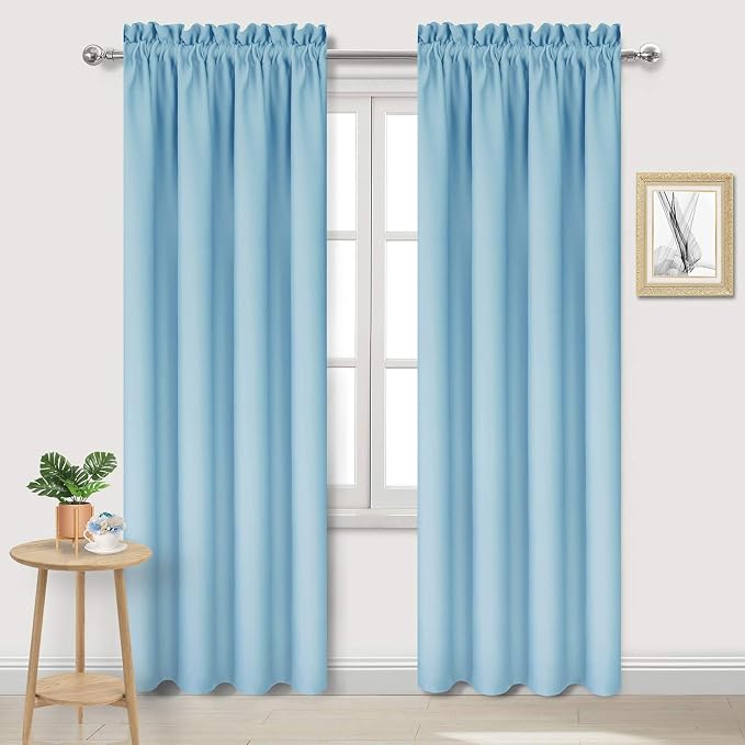DWCN Blackout Curtains for Bedroom – Thermal Insulated Energy Saving Drapes for by DWCN