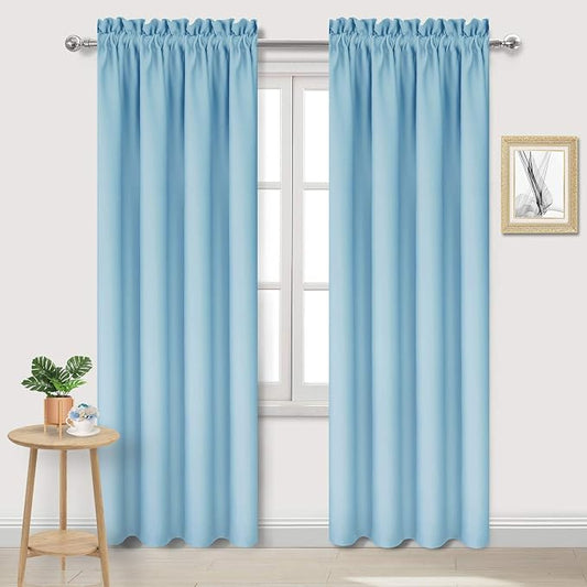 DWCN Blackout Curtains for Bedroom – Thermal Insulated Energy Saving Drapes for by DWCN