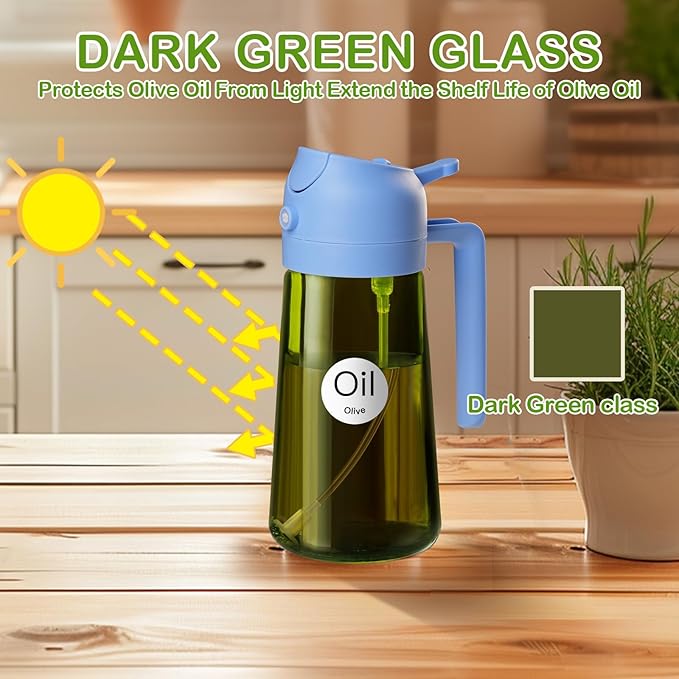 YARRAMATE 16oz/470ml Dark Green Oil Sprayer - Image 3